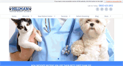 Desktop Screenshot of hillmanvet.com